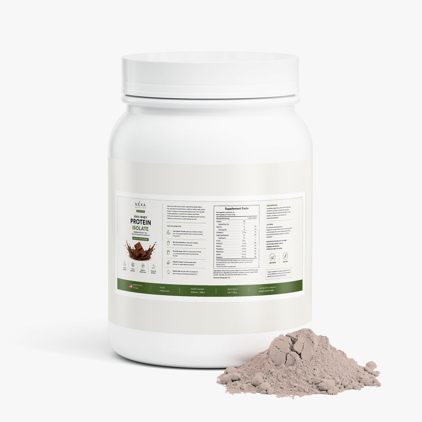 Advanced 100% Whey Protein Isolate (Chocolate)