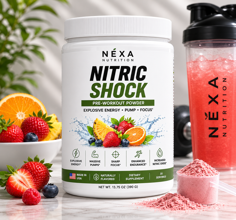 Nitric Shock Pre-Workout Powder (Fruit Punch)
