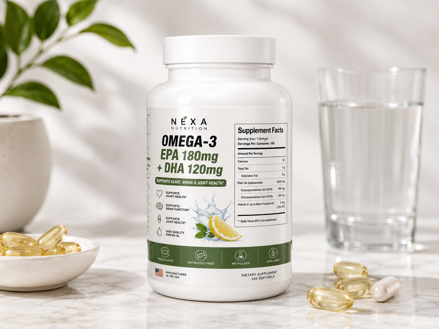 Omega-3 EPA 180mg + DHA 120mg